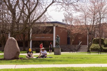 Academic quad at Utica College