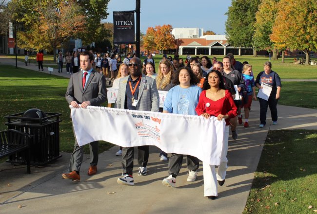 Unity Walk 2023  - Walking with Banner