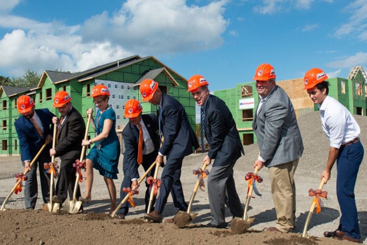 Pioneer Village groundbreaking